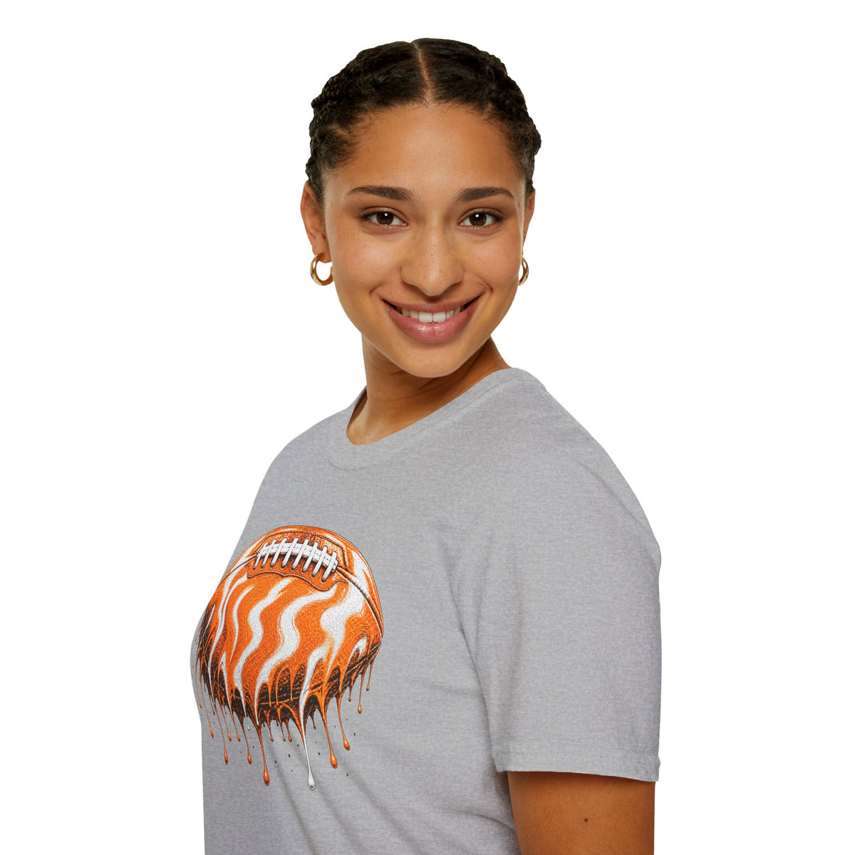 Tennessee Volunteers Drip Football T-Shirt