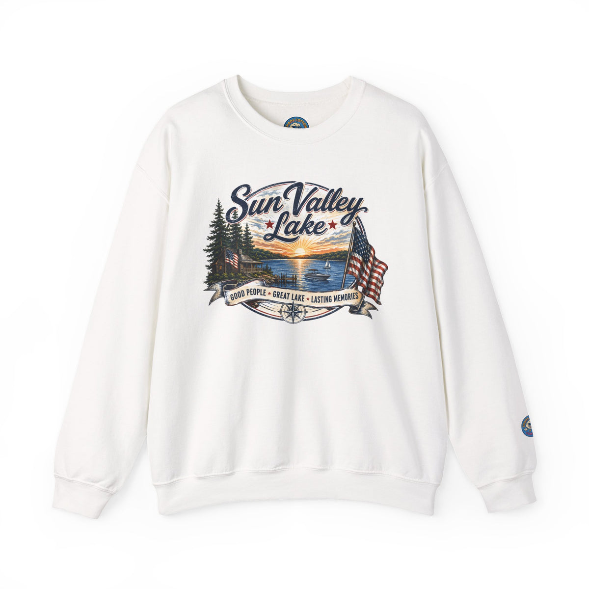Sun Valley Lake Unisex Crewneck Sweatshirt