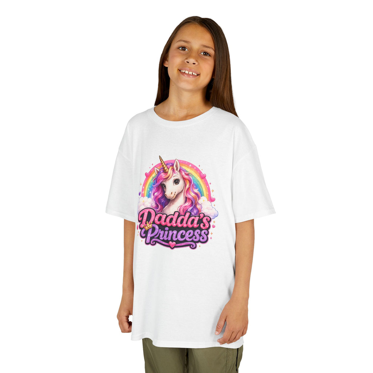 Dadda's Princess Unicorn Kids T-Shirt