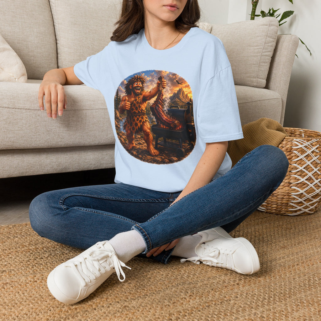 Caveman Grilling T-Shirt