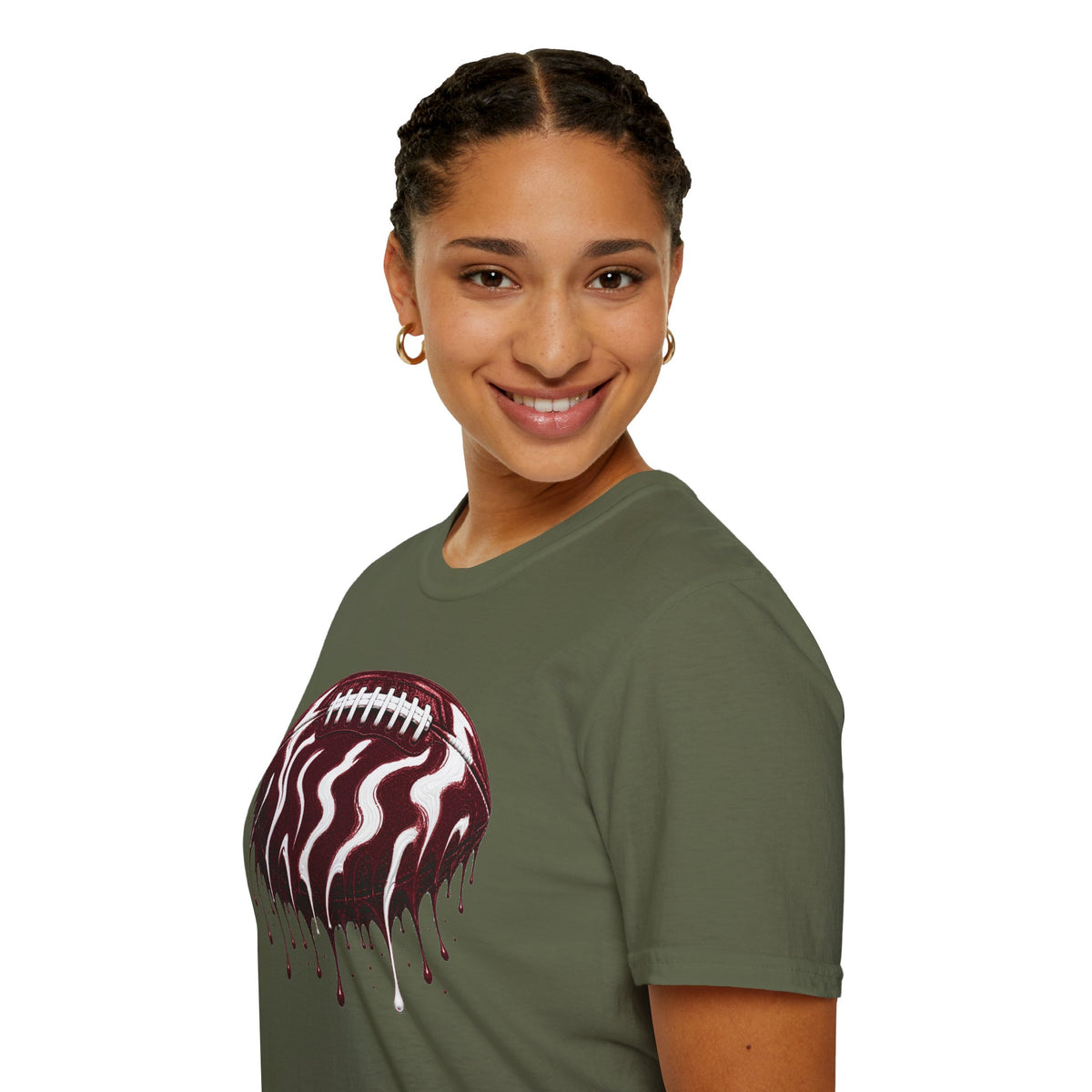 Texas A&M Aggies Drip Football T-Shirt