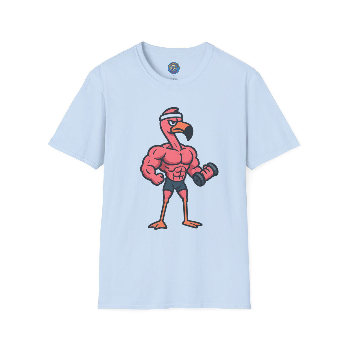 Skipping Leg Day Flamingo T-Shirt