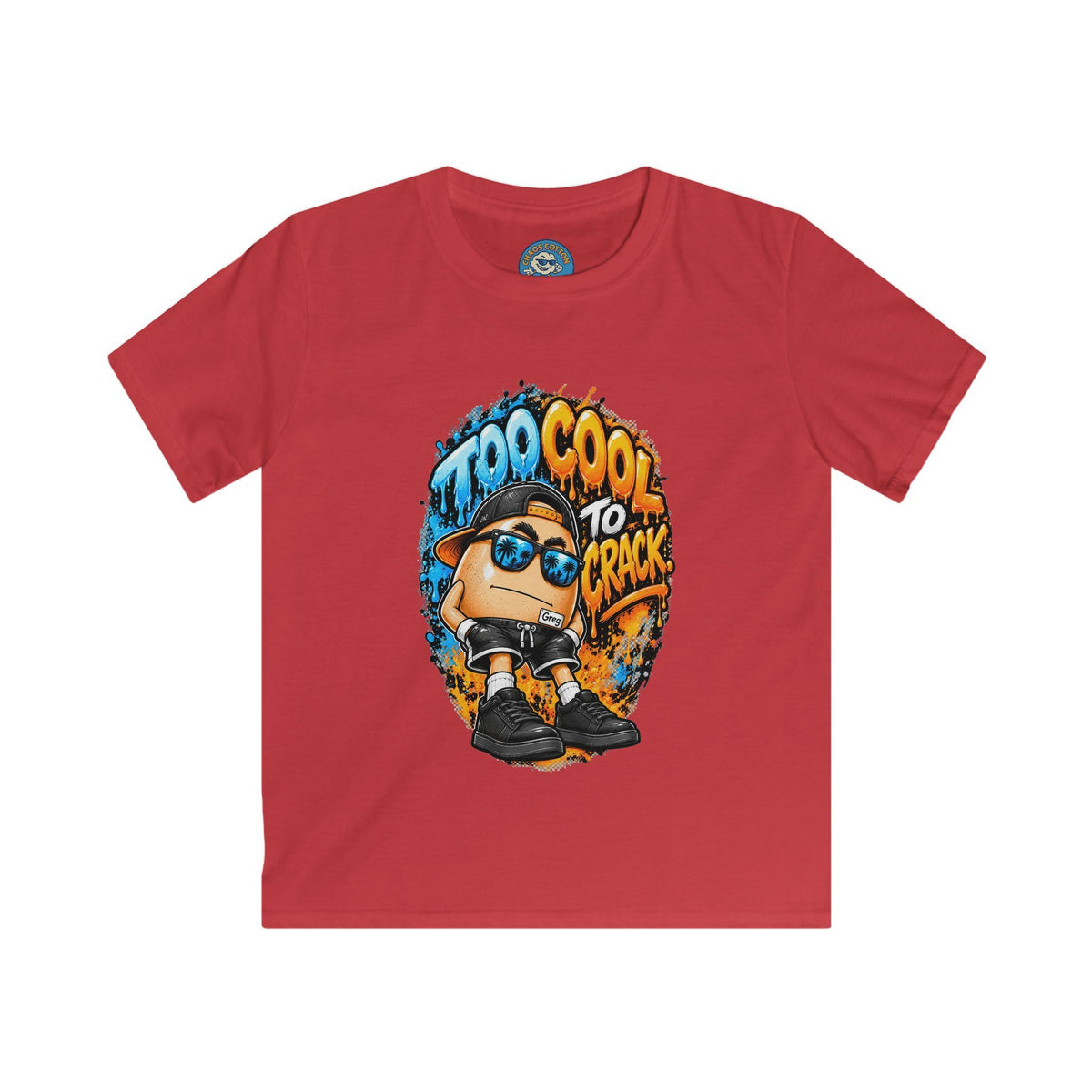 Greg the Egg " Too Cool to Crack" Kids T-Shirt
