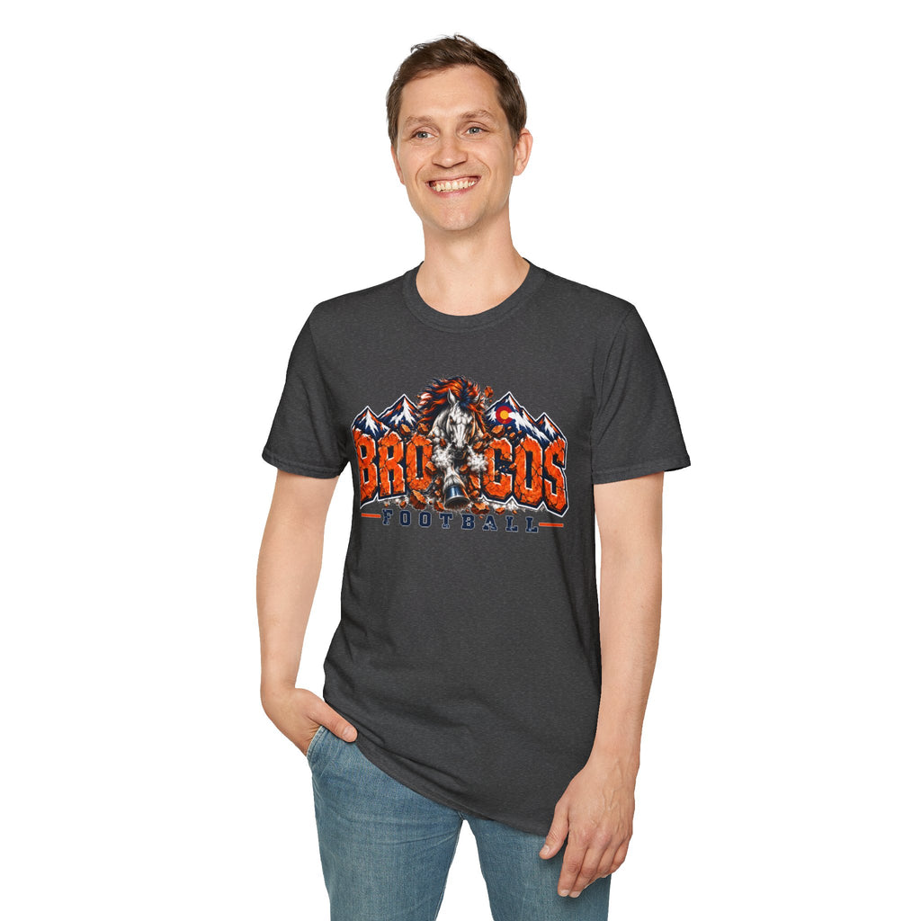 Broncos Football Mountain T-Shirt (V5)