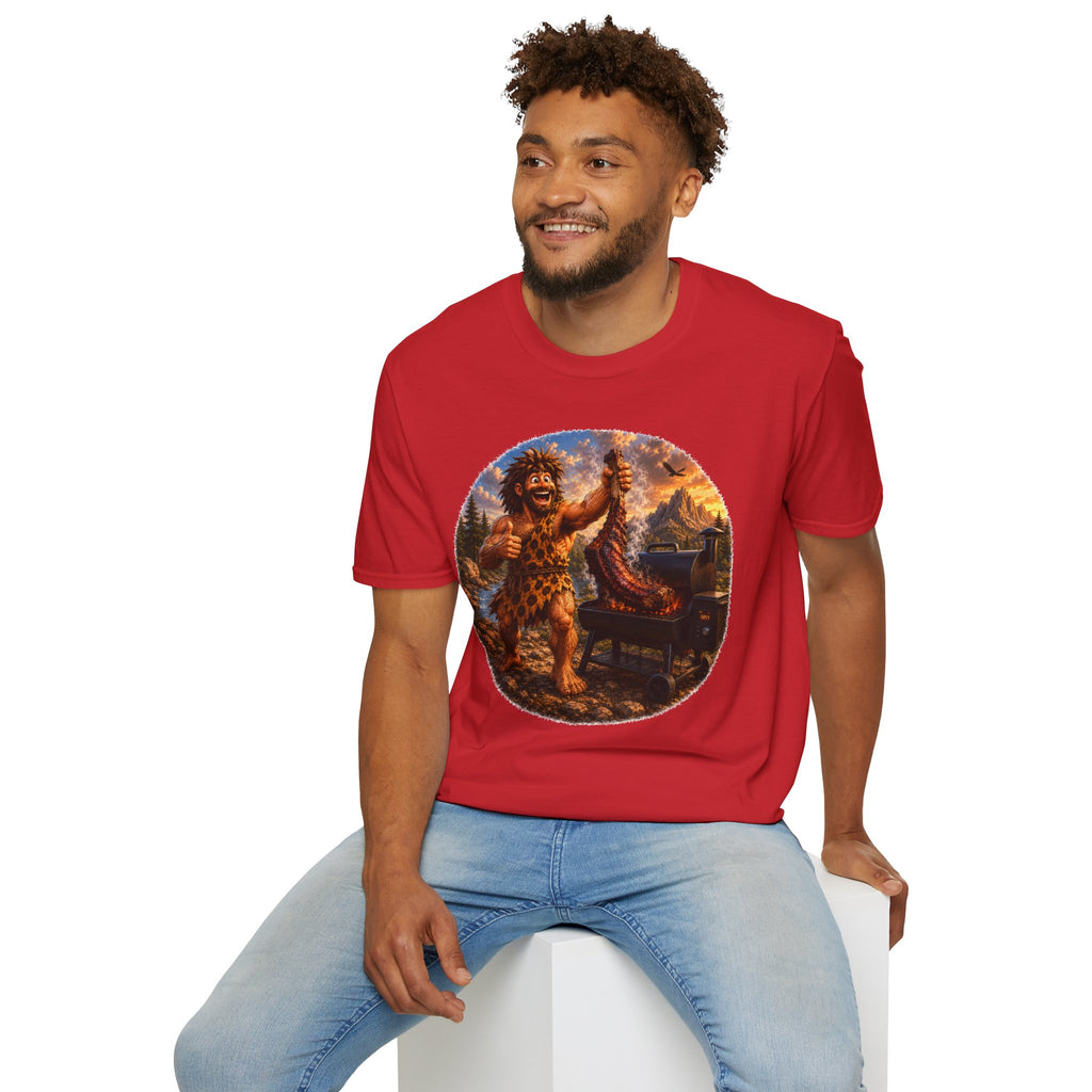 Caveman Grilling T-Shirt
