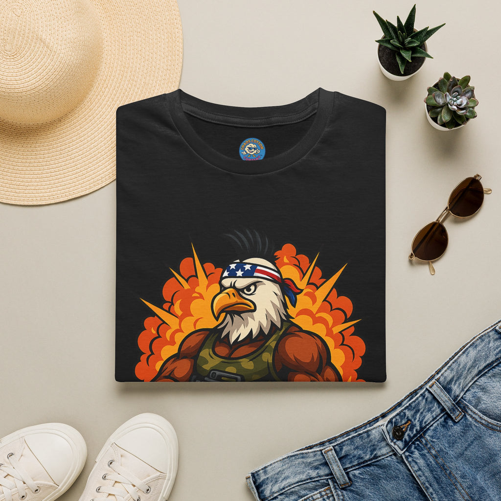 Patriotic Eagle Warrior T-Shirt