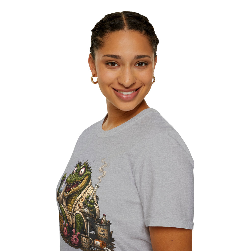 Gator Monster Smoking Pipe T-Shirt