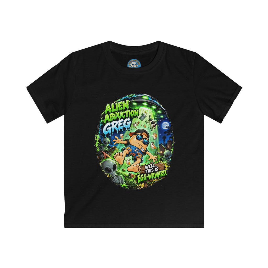 Greg the Egg "Alien Abduction" Kids T-Shirt