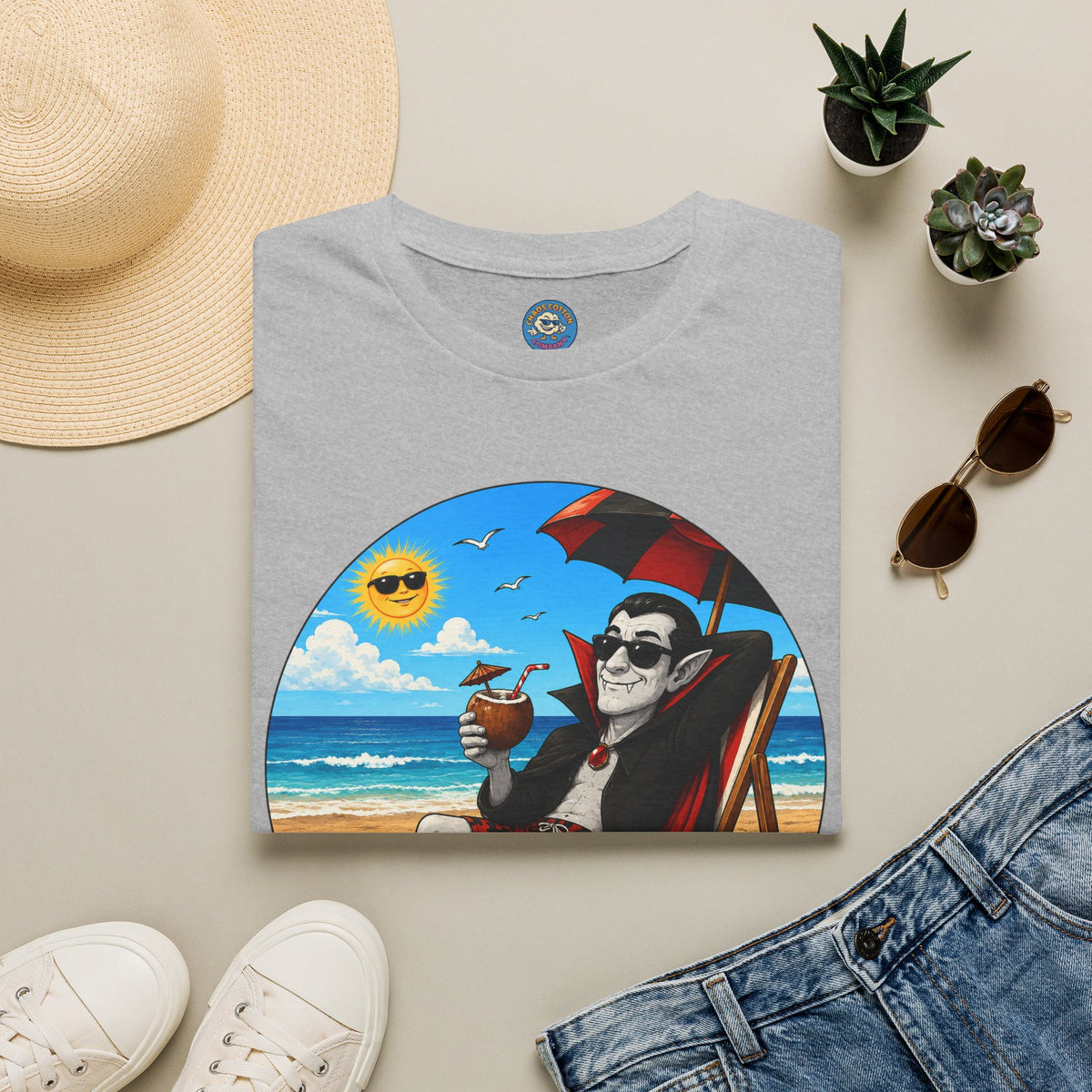 Relaxing Beach Vampire T-Shirt