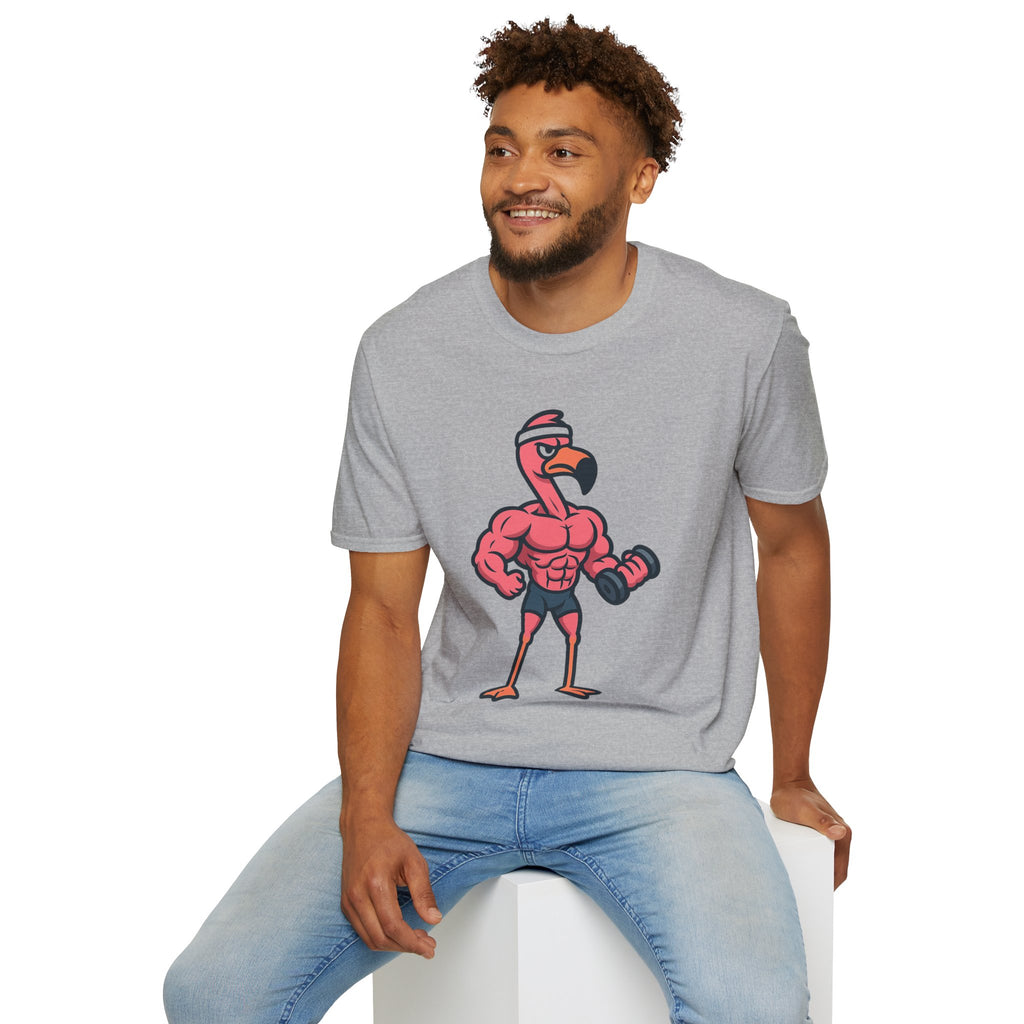 Skipping Leg Day Flamingo T-Shirt