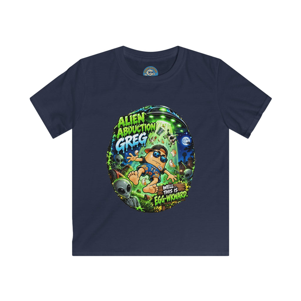 Greg the Egg "Alien Abduction" Kids T-Shirt