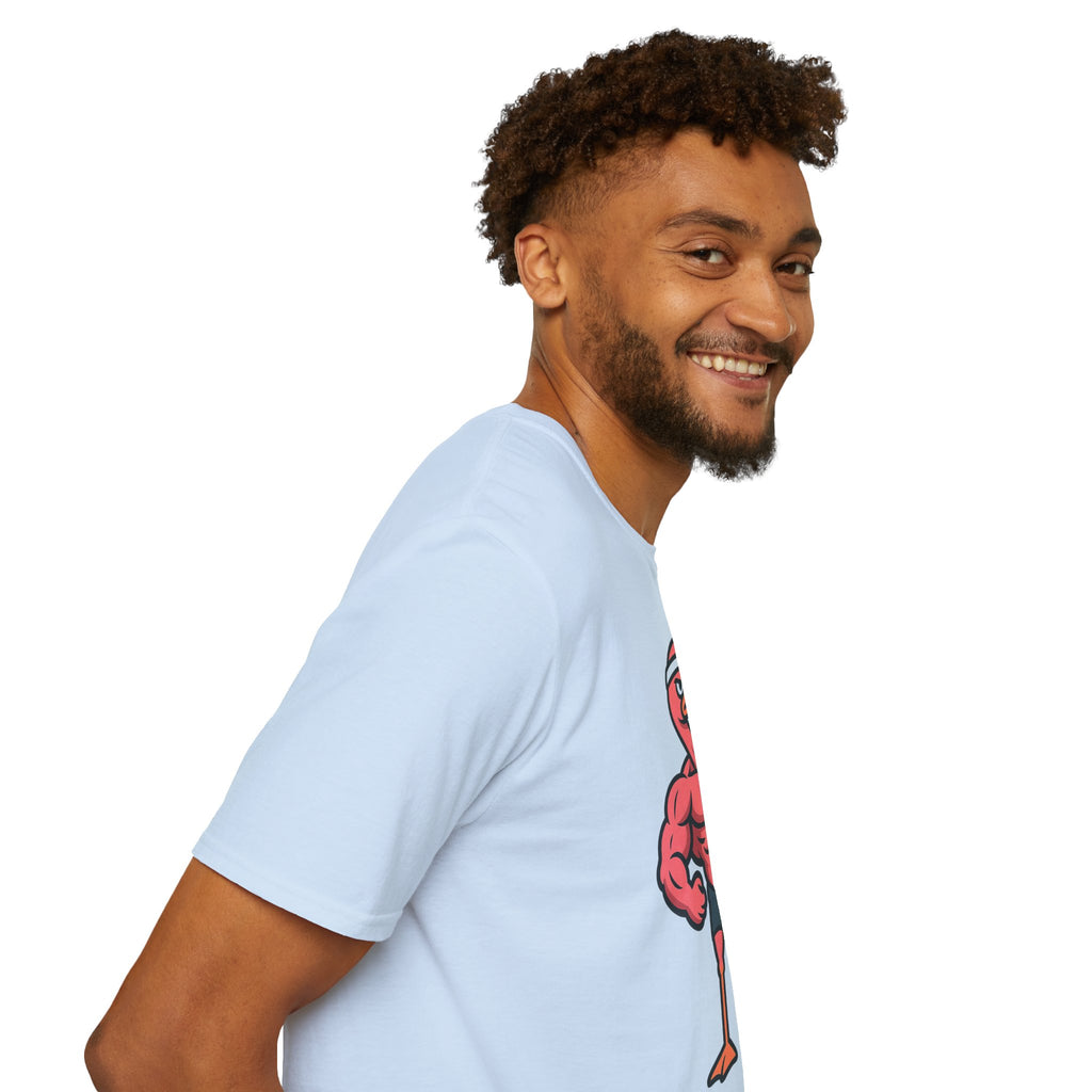 Skipping Leg Day Flamingo T-Shirt