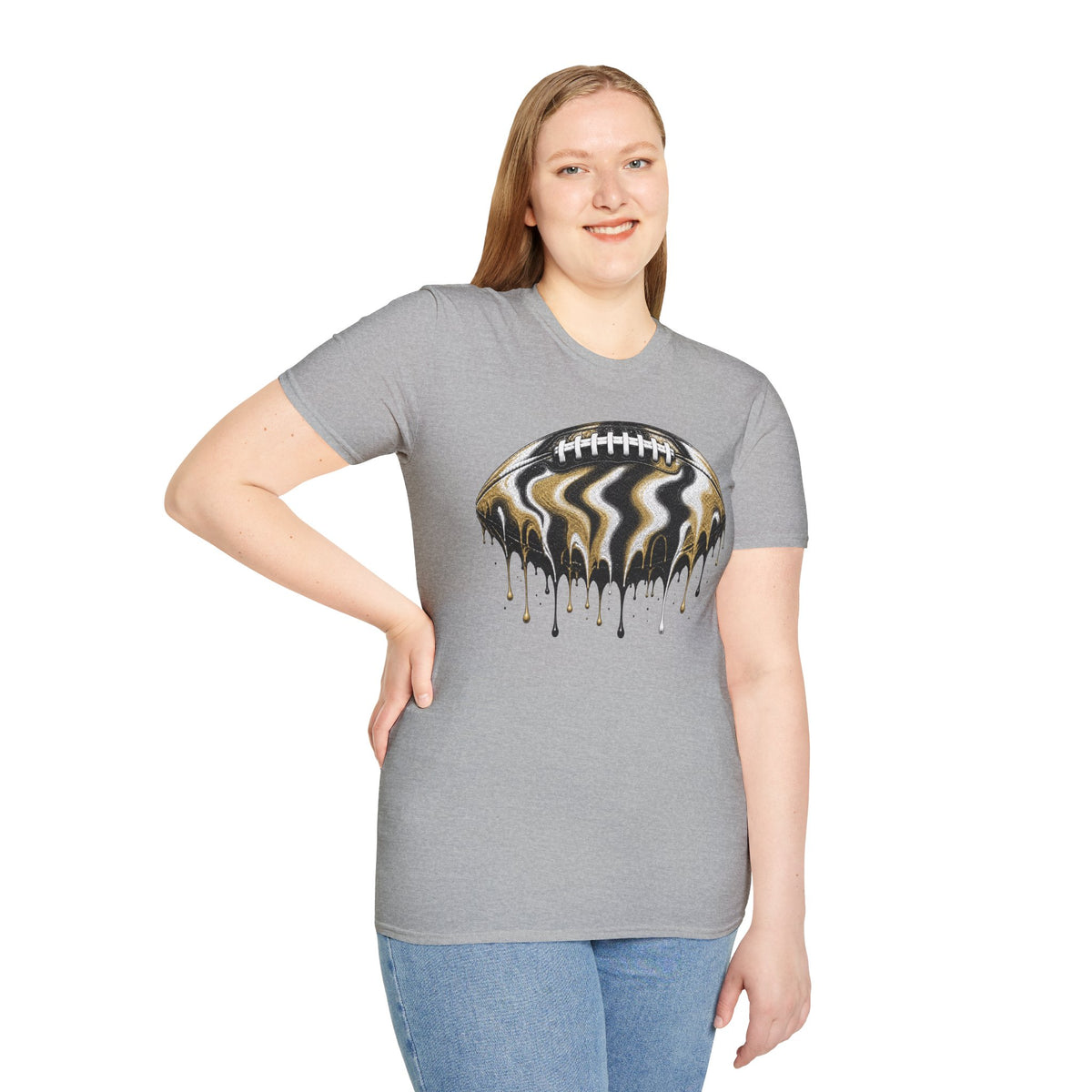 Vanderbilt Commodores Drip Football T-Shirt