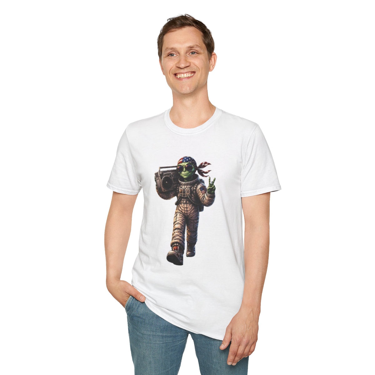 Cosmic Mixtape Alien Astronaut T-Shirt
