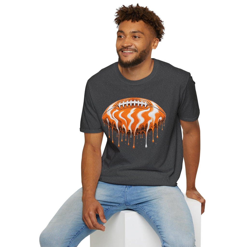 Tennessee Volunteers Drip Football T-Shirt