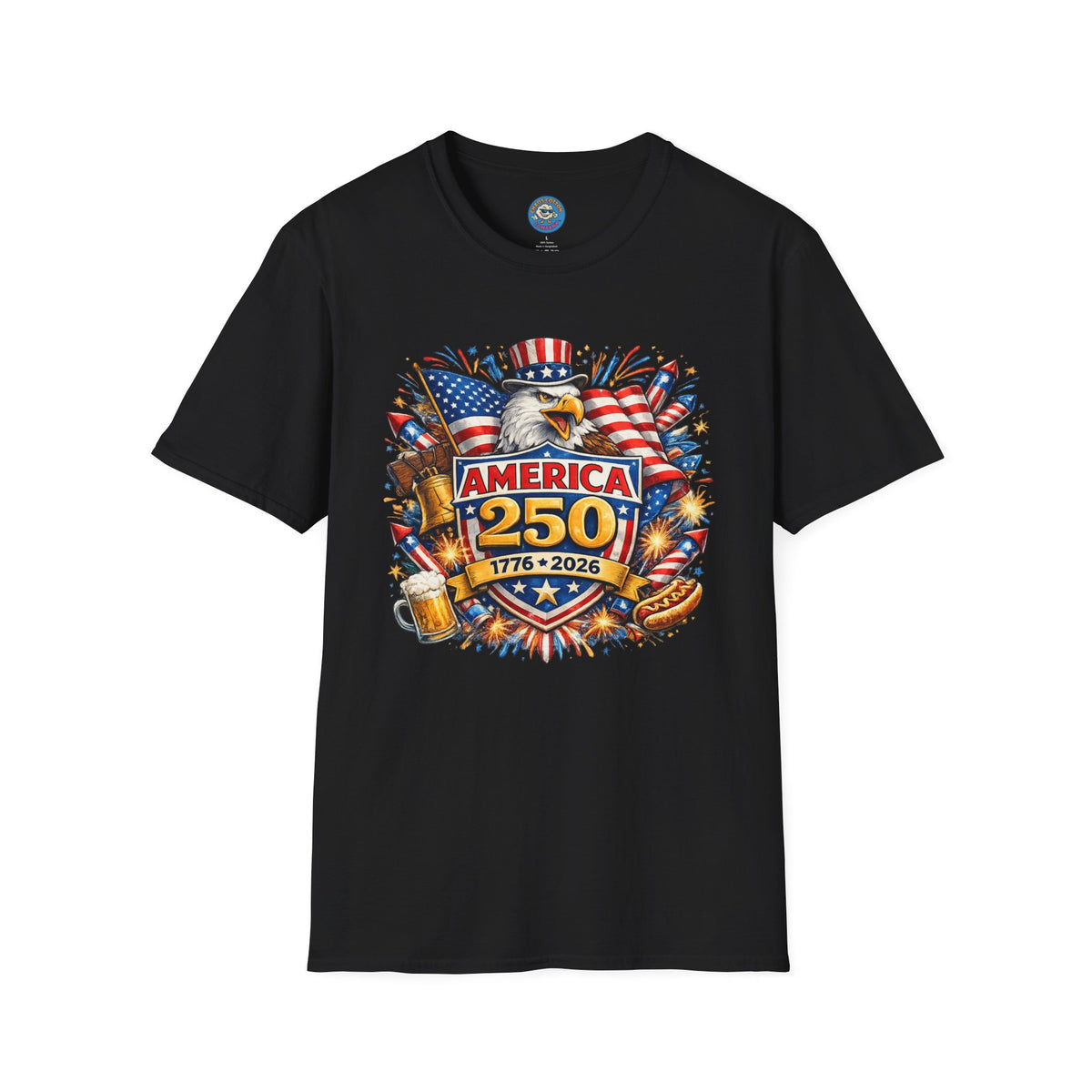 1776-2026 America 250 Patriotic T-Shirt