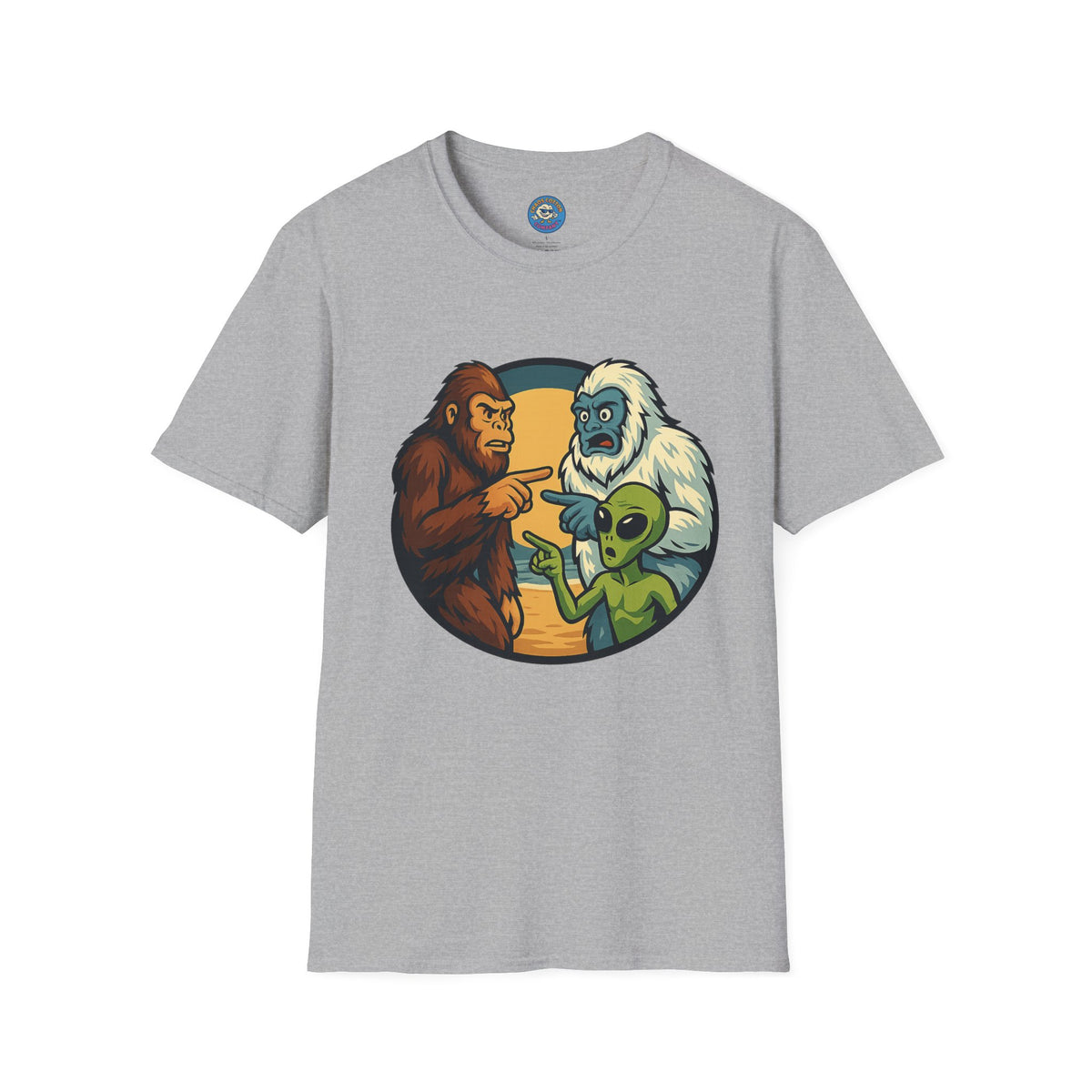 Wait... Youre Real Too? Bigfoot, Yeti and Alien T-Shirt