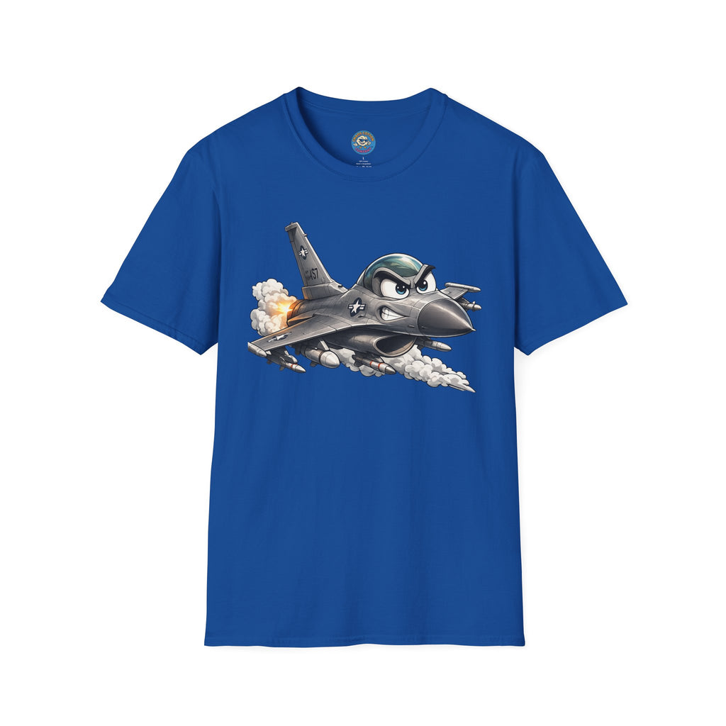 Cartoon Fighter Jet T-Shirt