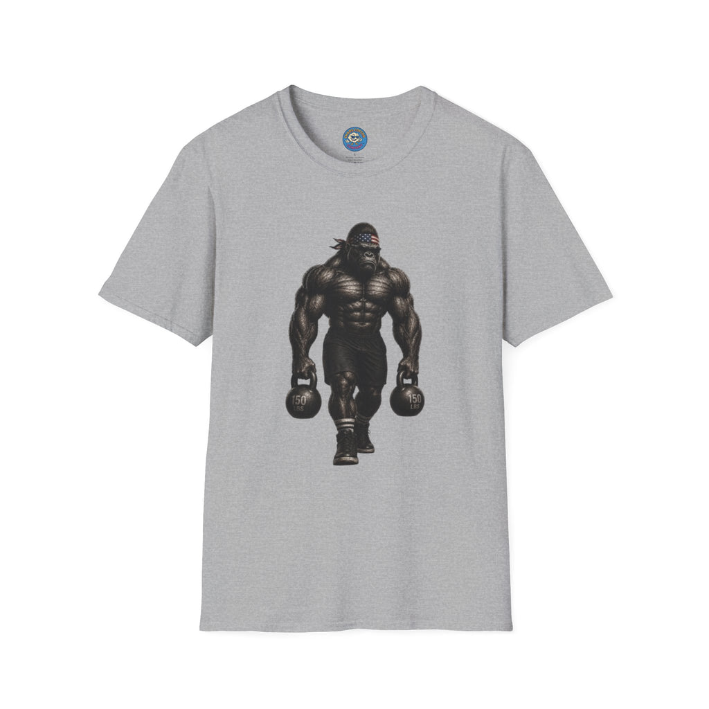 Gorilla Weightlifting T-Shirt (Farmer Carry)