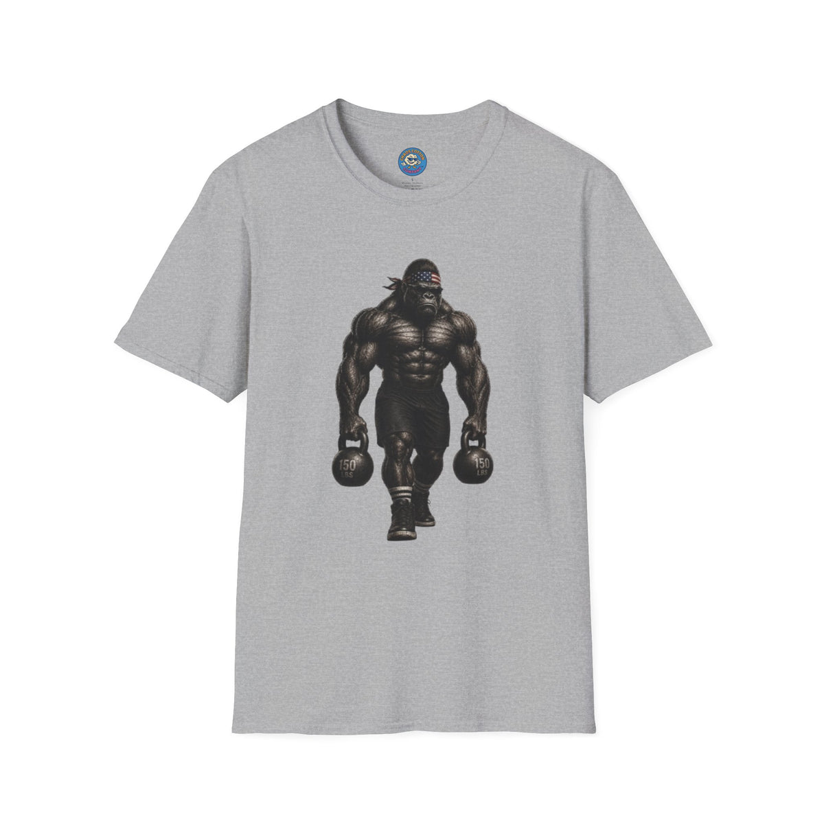 Gorilla Weightlifting T-Shirt (Farmer Carry)