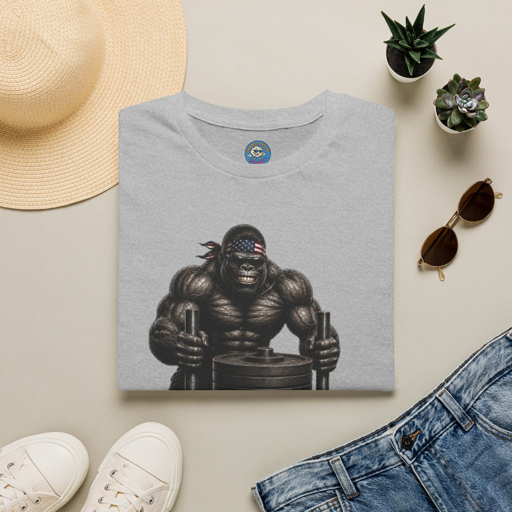 Gorilla Weightlifting T-Shirt (Pushing Sled)