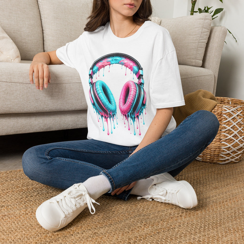 Miami Vice Drip Headphones T-Shirt
