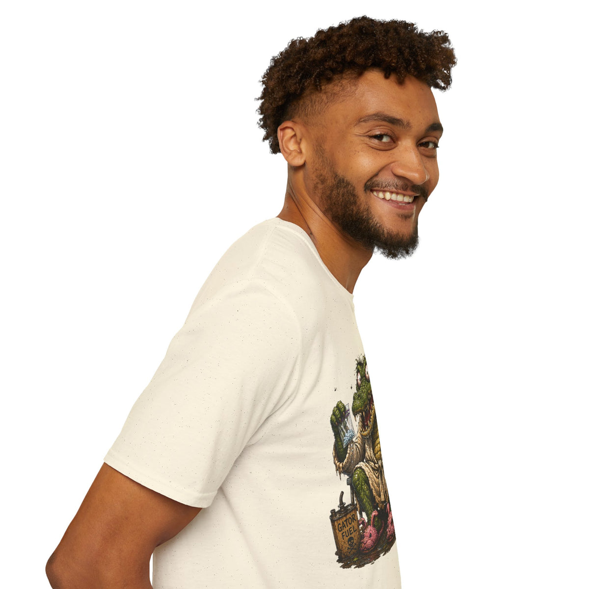 Gator Monster Smoking Pipe T-Shirt