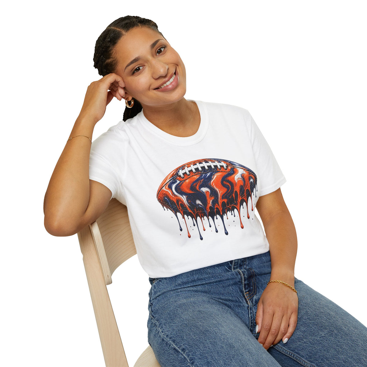 Auburn Tigers Football Drip T-Shirt