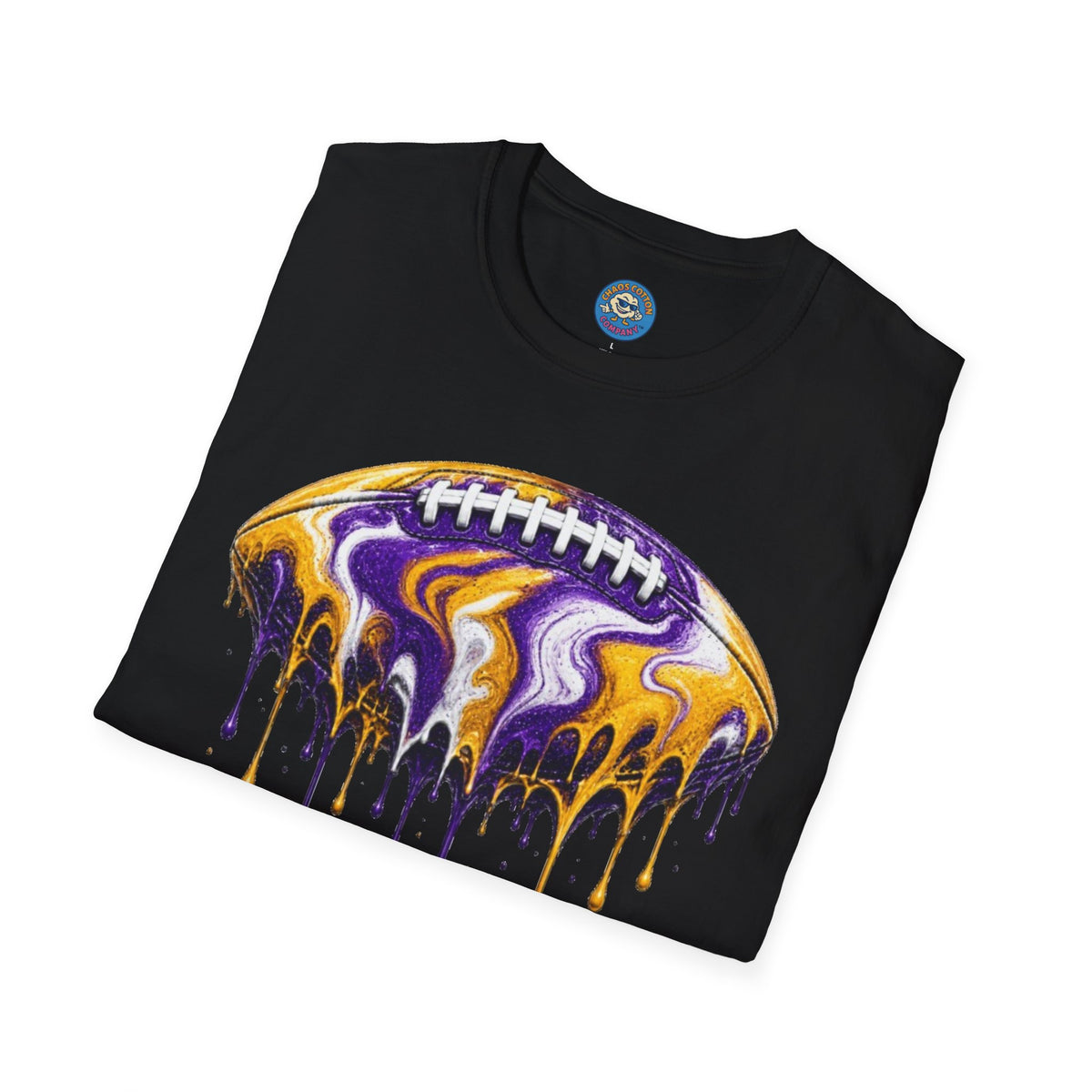 LSU Football Drip T-Shirt