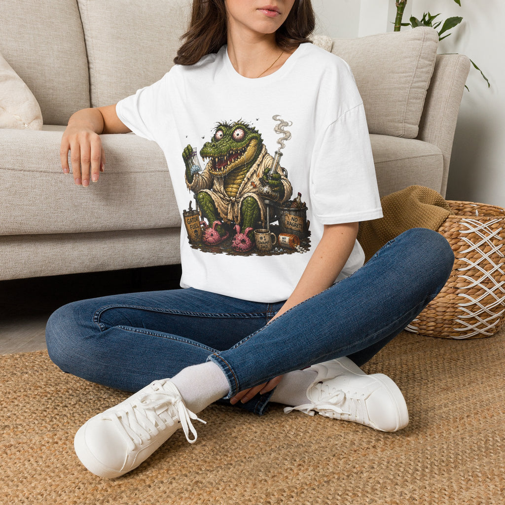 Gator Monster Smoking Pipe T-Shirt