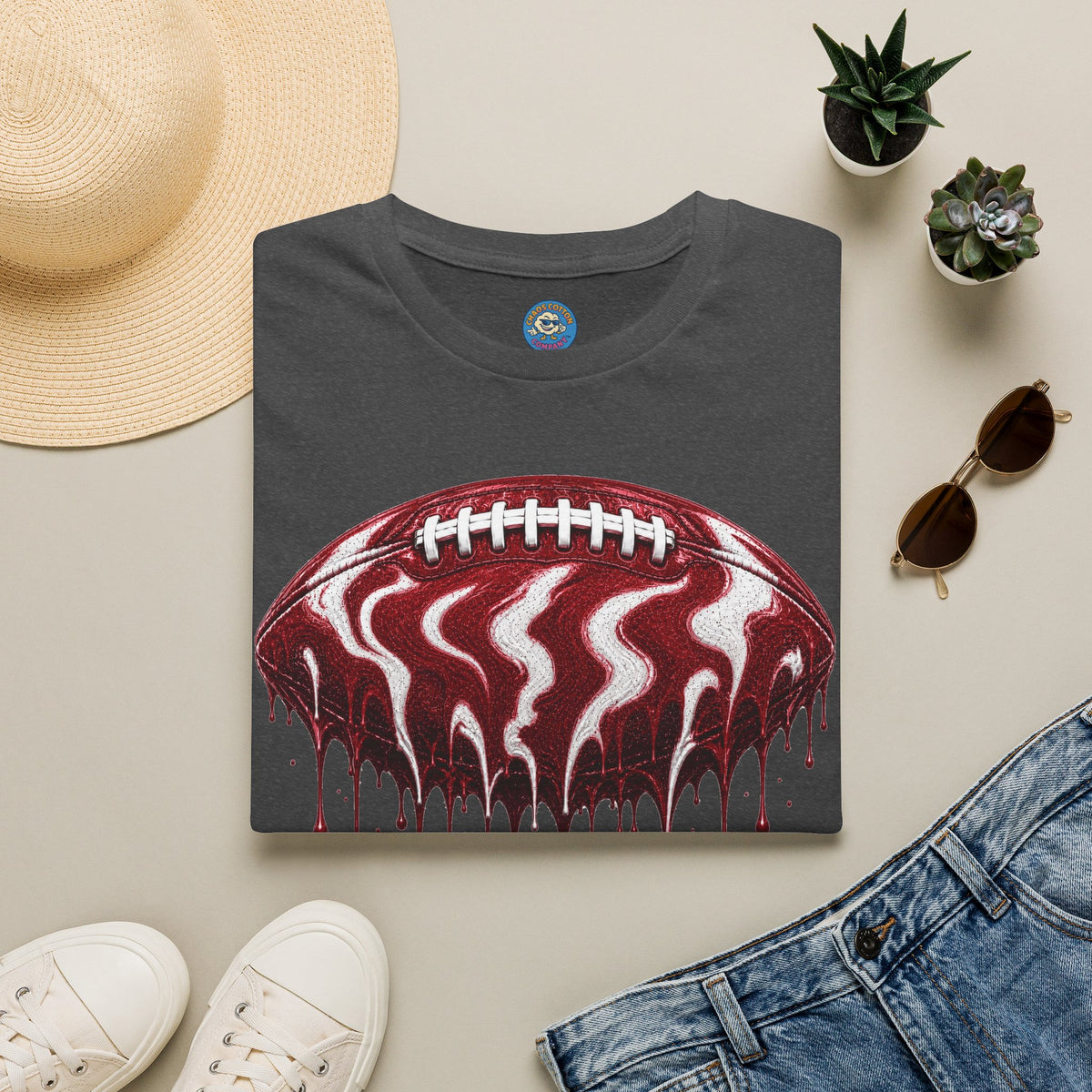 Arkansas Razorbacks Football Drip T-Shirt