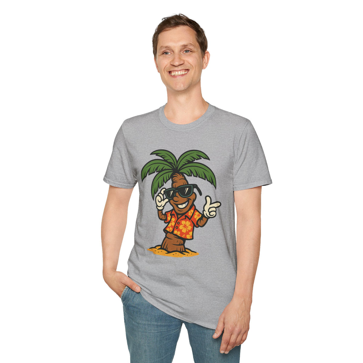 Palm Tree Party Dude T-Shirt