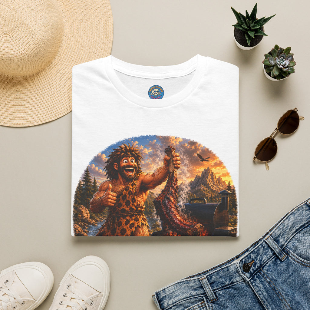 Caveman Grilling T-Shirt