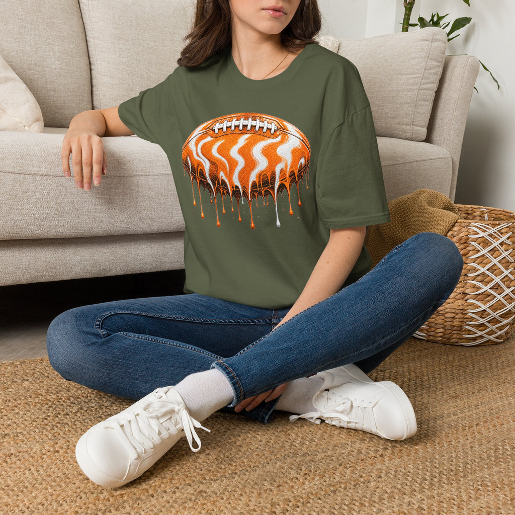 Tennessee Volunteers Drip Football T-Shirt