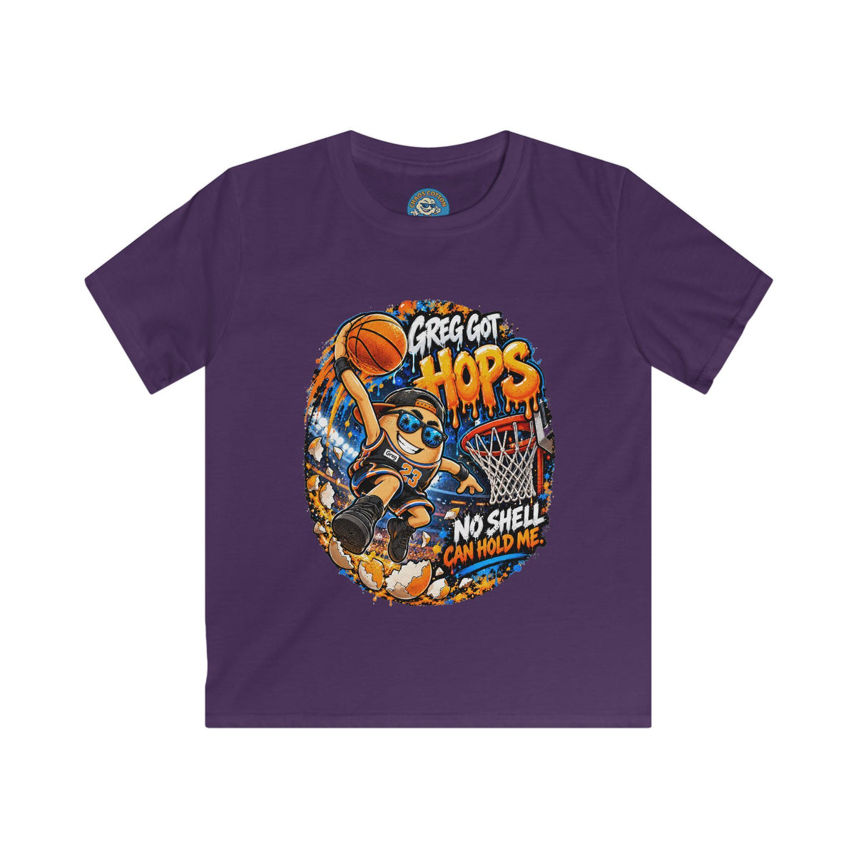 Greg the Egg "Greg Got Hops" Kids T-Shirt
