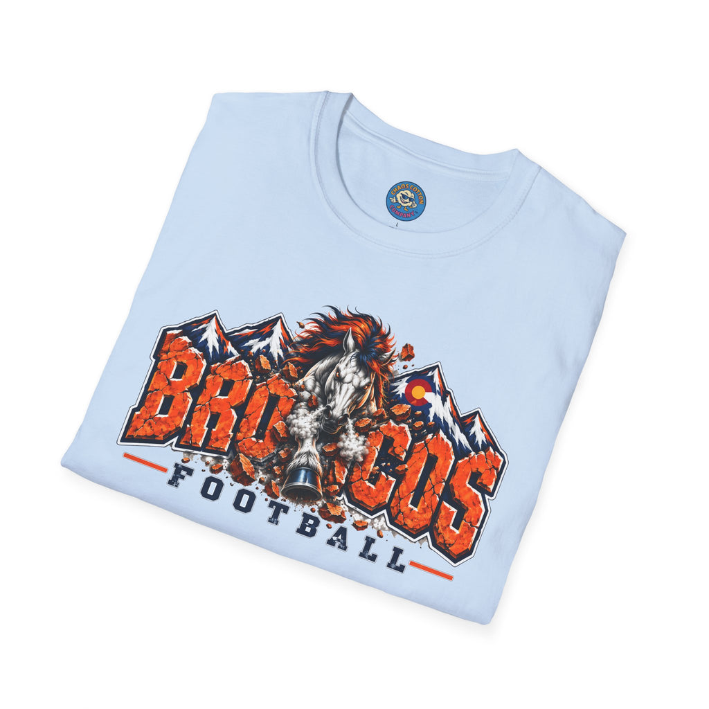 Broncos Football Mountain T-Shirt (V5)