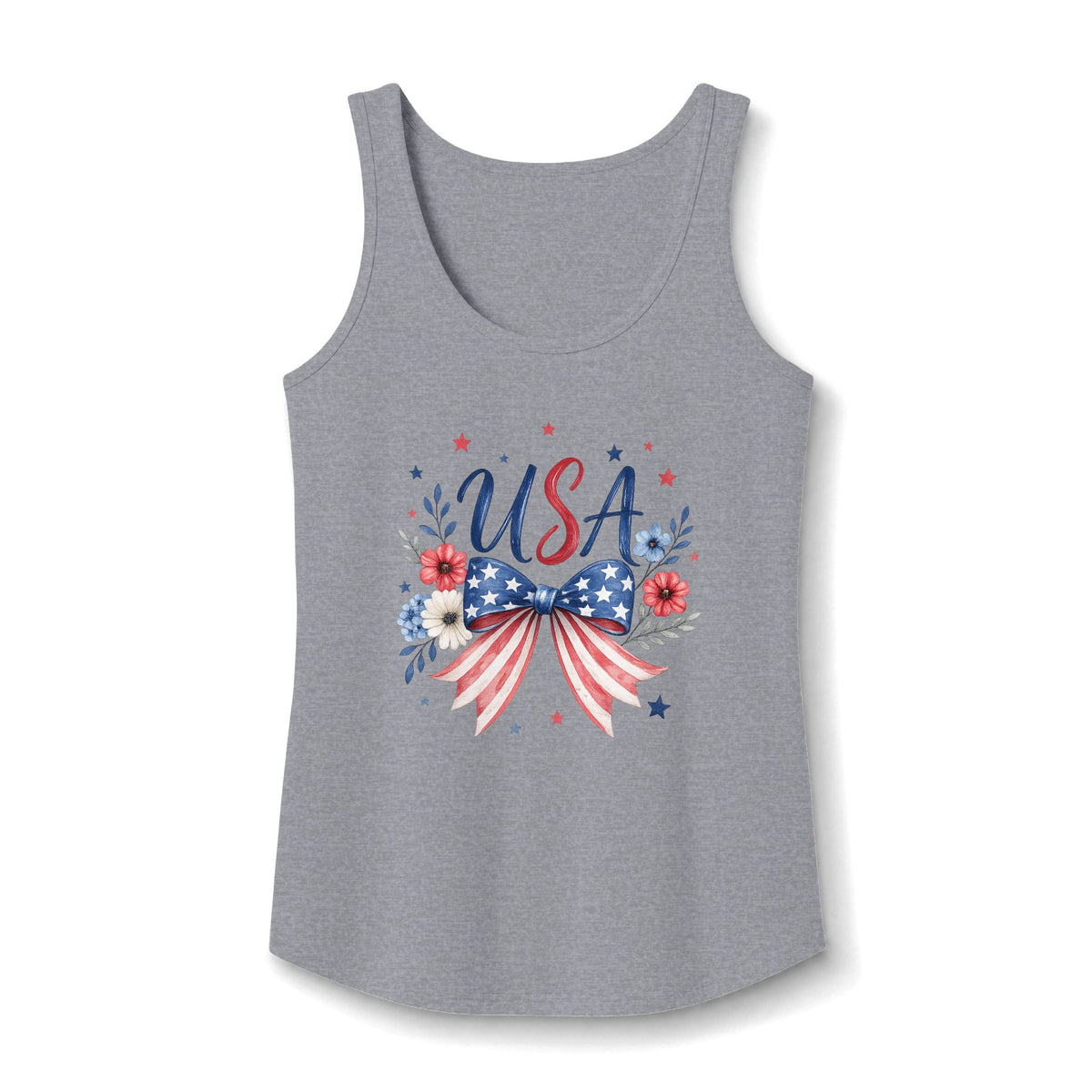 Stars, Stripes, & Blooms Women's Tank Top