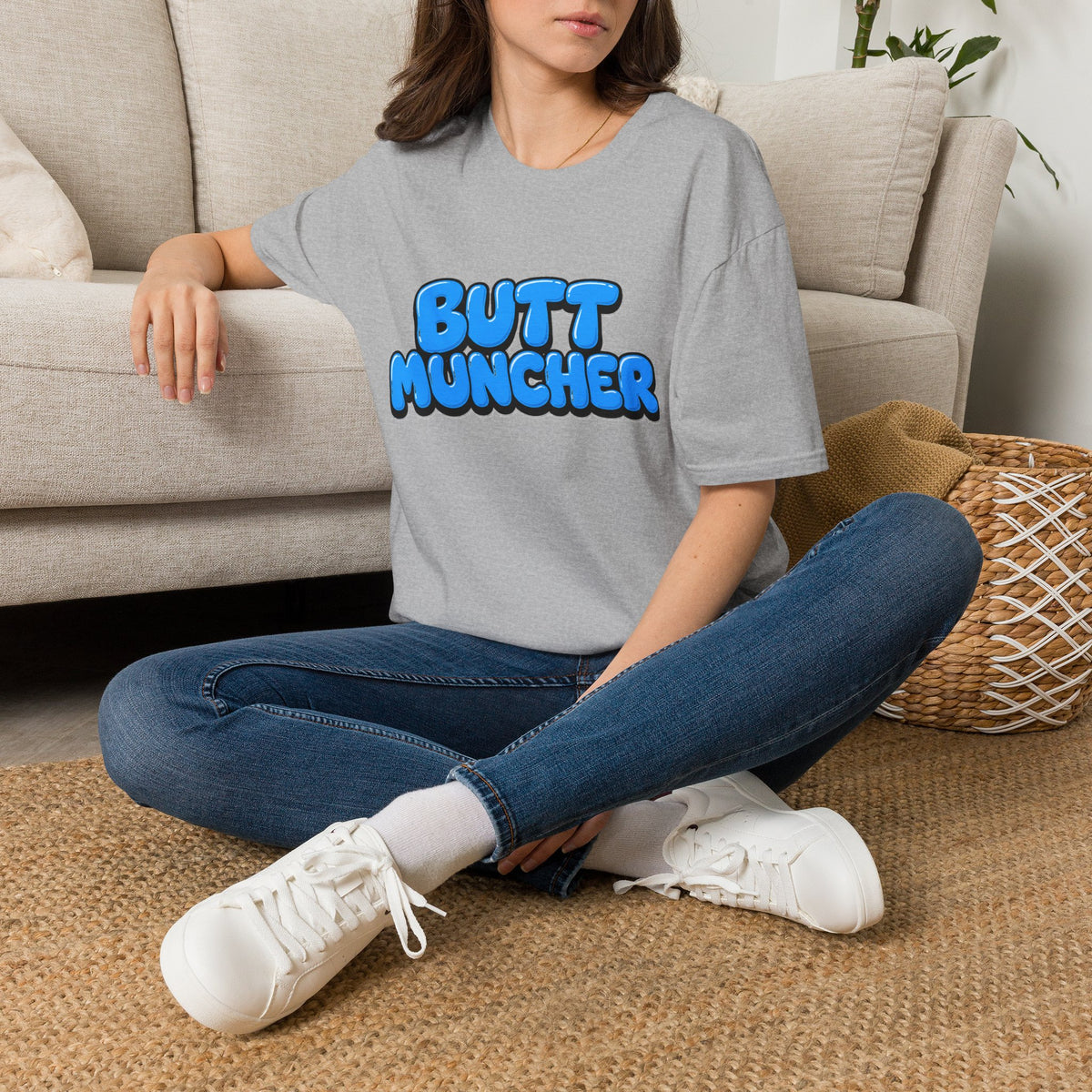 Butt Muncher T-Shirt (Blue)