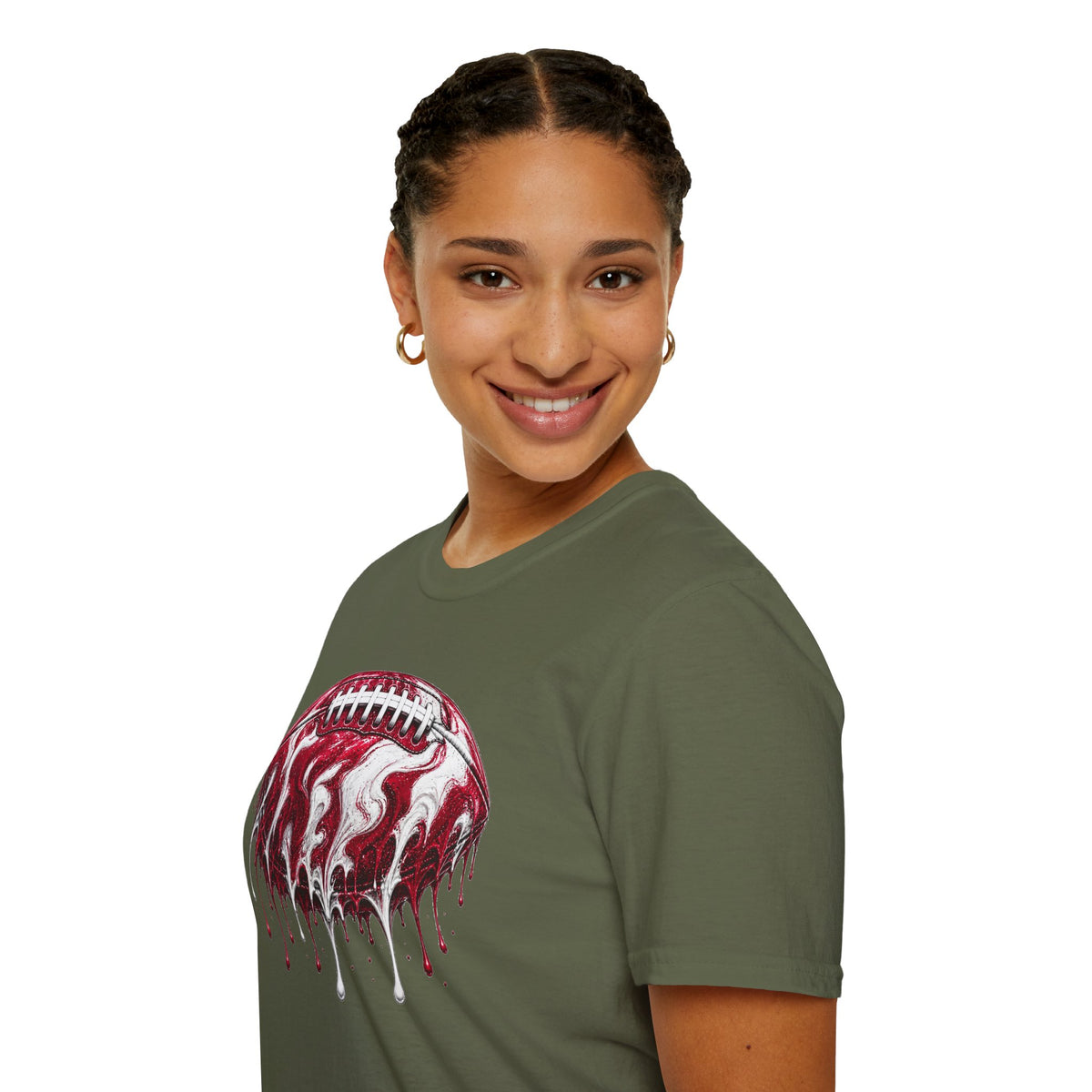 Oklahoma Sooners Drip Football T-Shirt