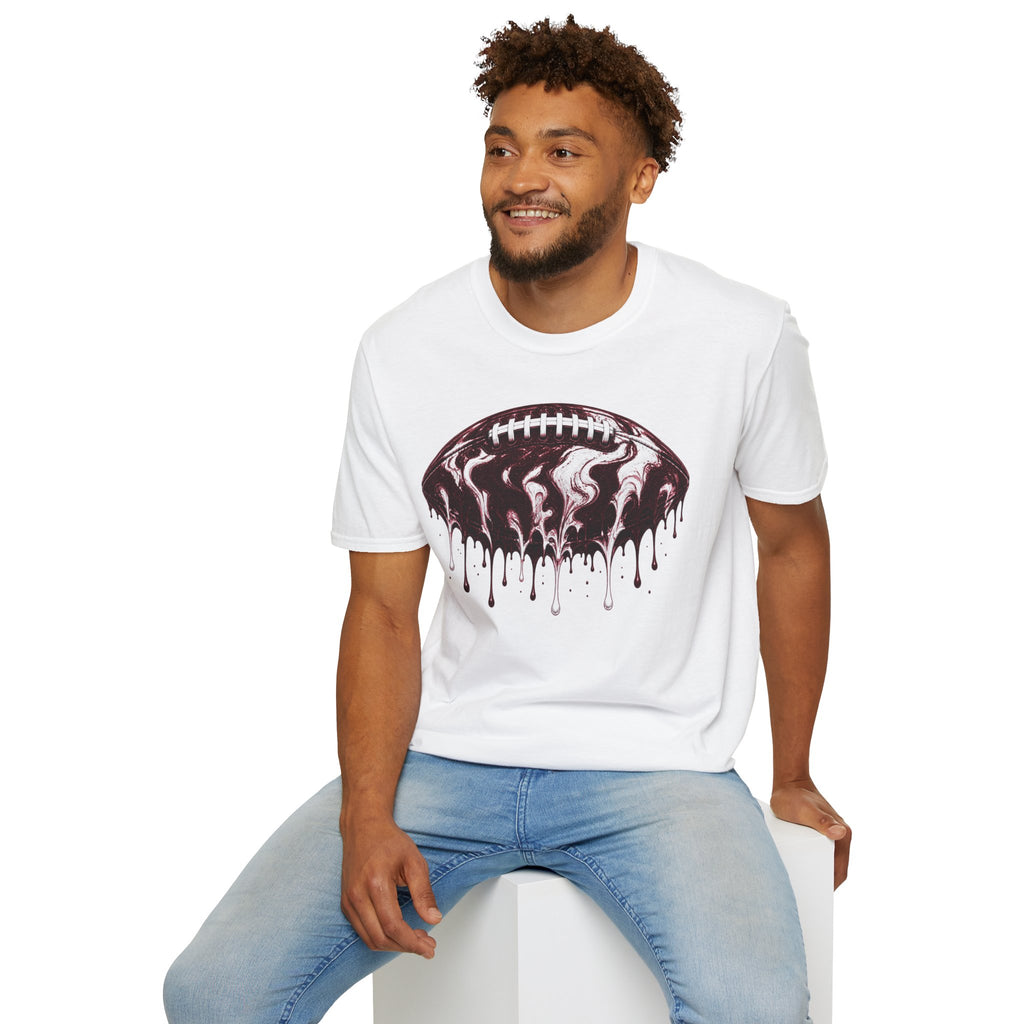 Mississippi State Bulldogs Drip Football T-Shirt