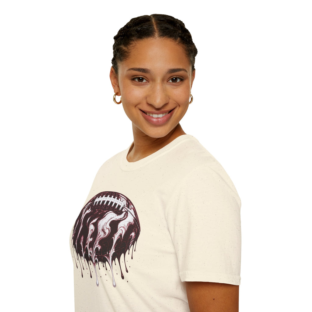 Mississippi State Bulldogs Drip Football T-Shirt