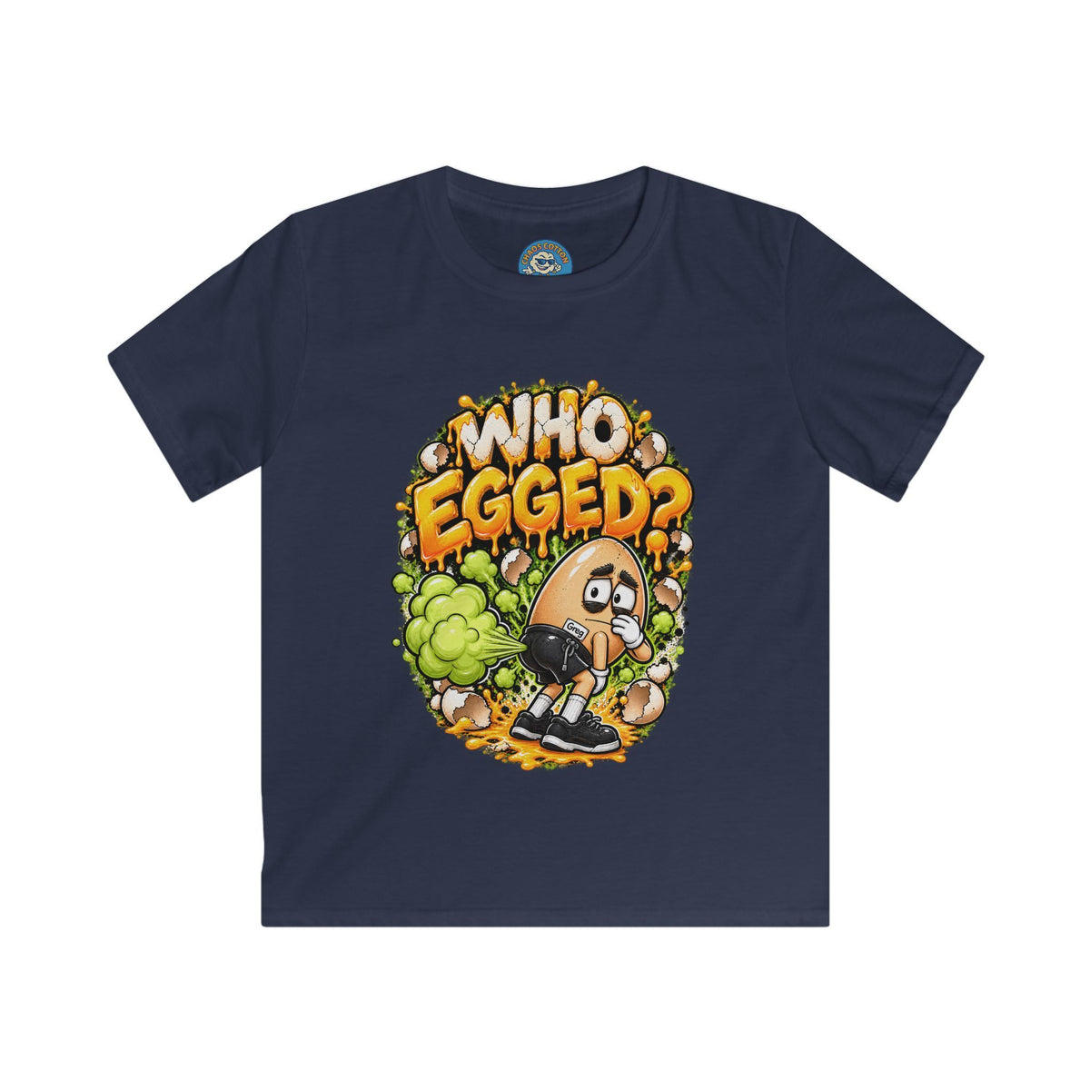 Greg the Egg "Who Egged" Kids T-Shirt