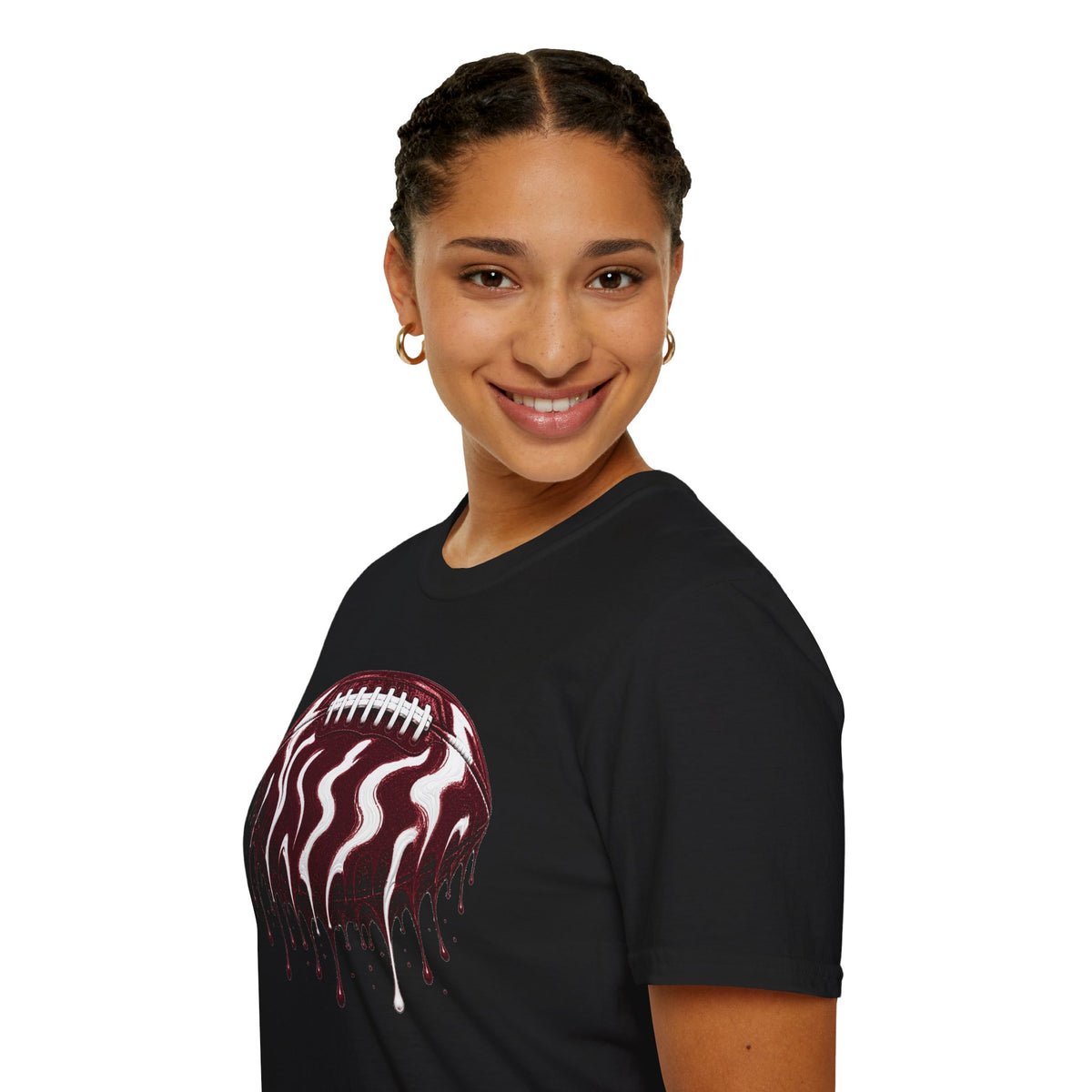 Texas A&M Aggies Drip Football T-Shirt