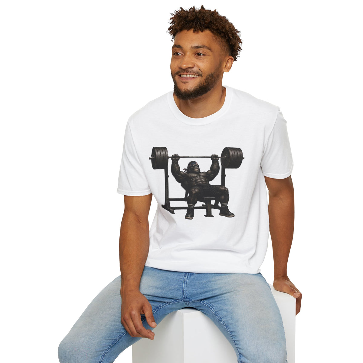 Gorilla Weightlifting T-Shirt (Chest Press)