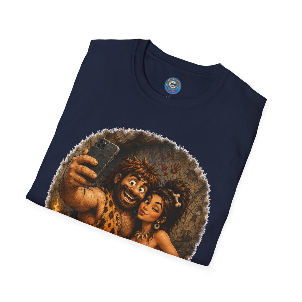 Caveman Couple Selfie T-Shirt