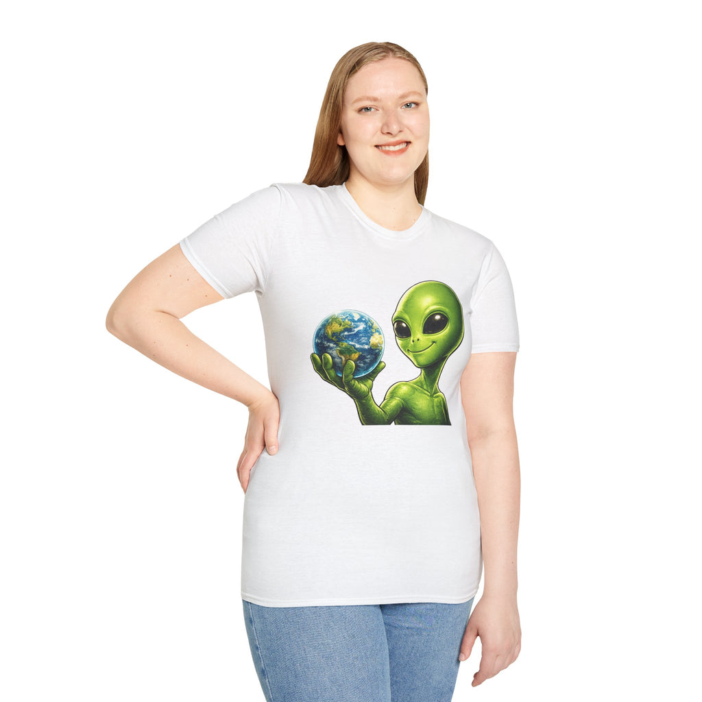 Earth in Their Hands Alien T-Shirt