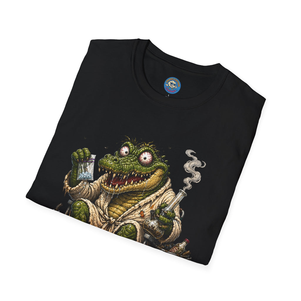 Gator Monster Smoking Pipe T-Shirt
