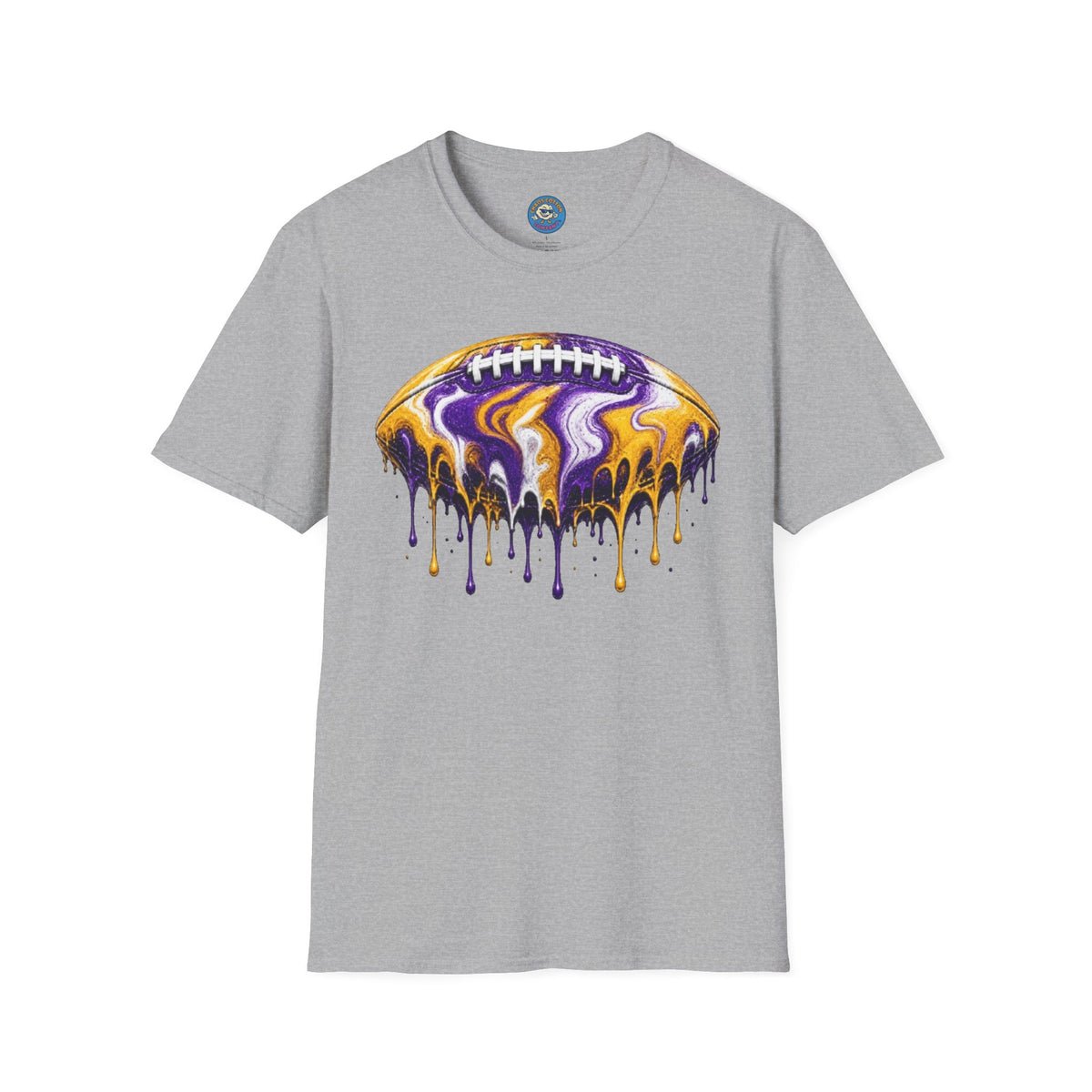 LSU Football Drip T-Shirt