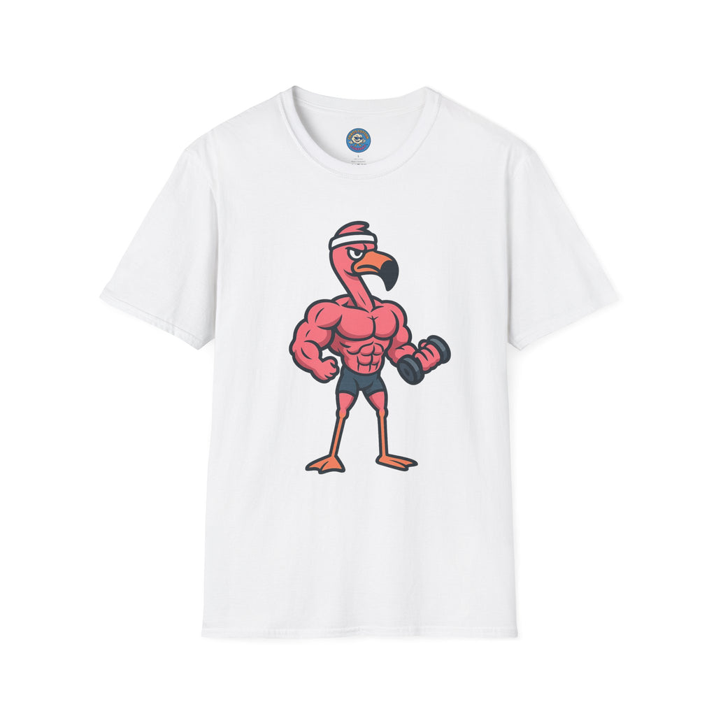 Skipping Leg Day Flamingo T-Shirt