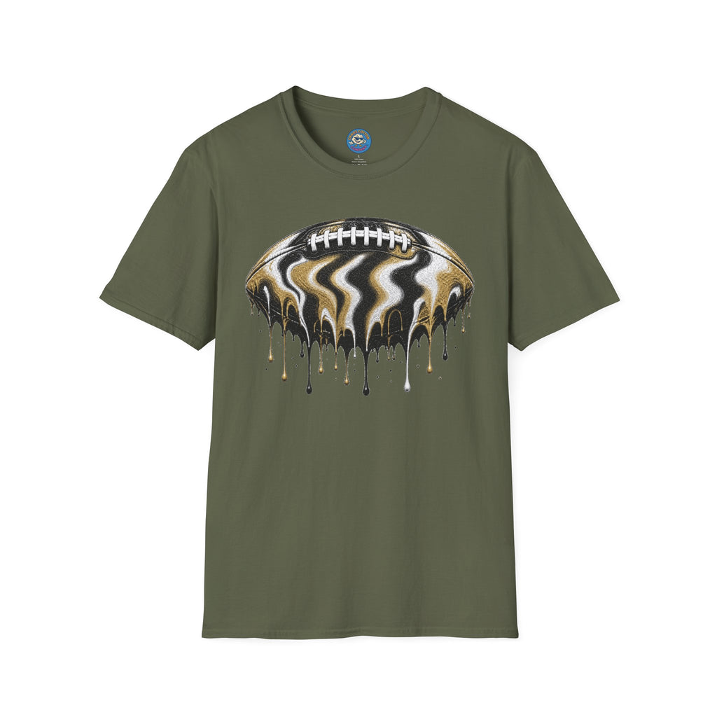 Vanderbilt Commodores Drip Football T-Shirt